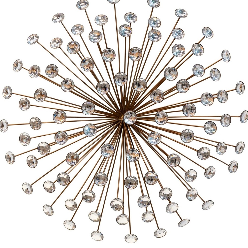 Bronze sunburst wall decor - Picture 3 of 6